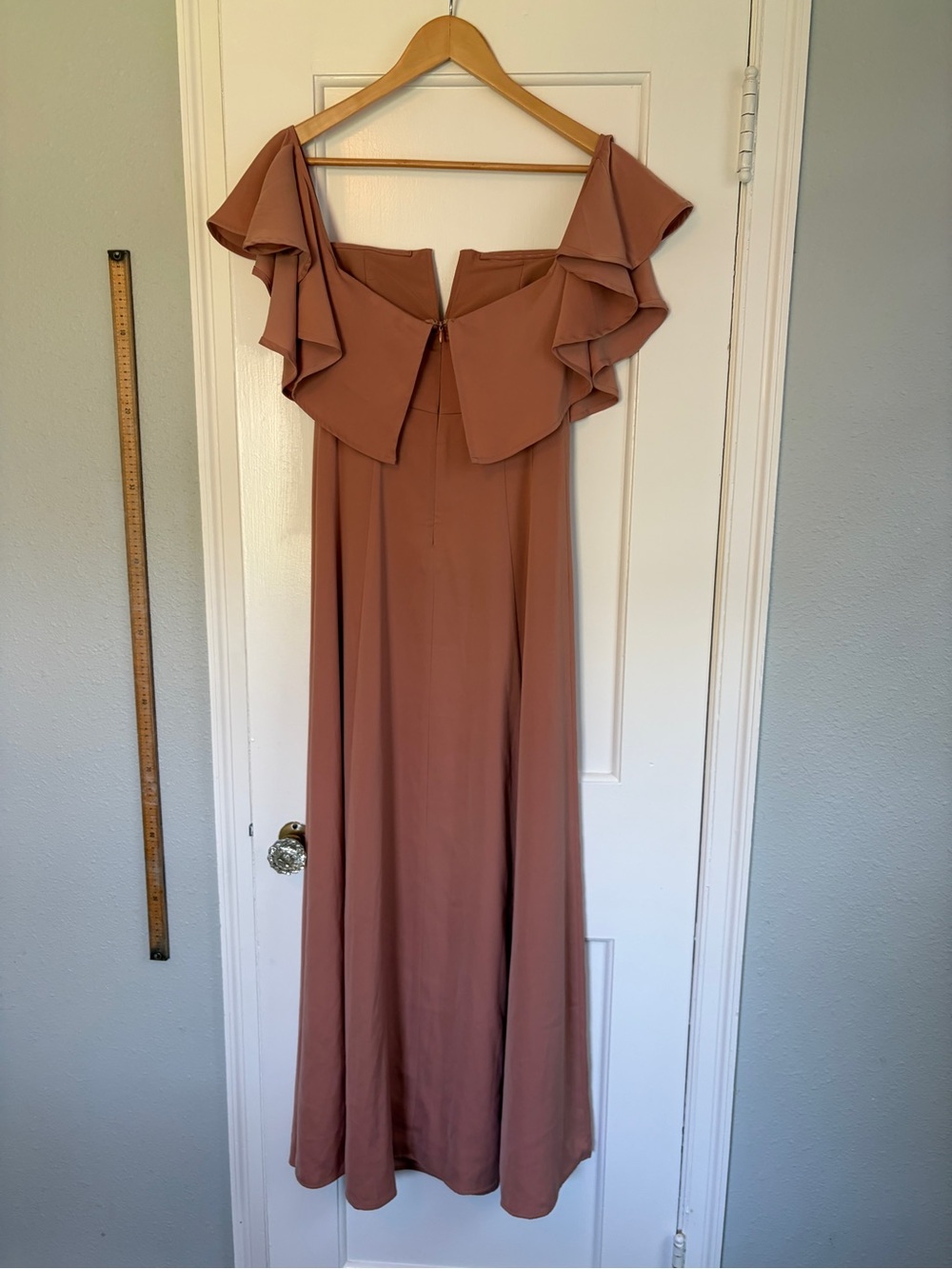 Forever 21 Dusty Rose Off-Shoulder Maxi Dress - Picture 2 of 3